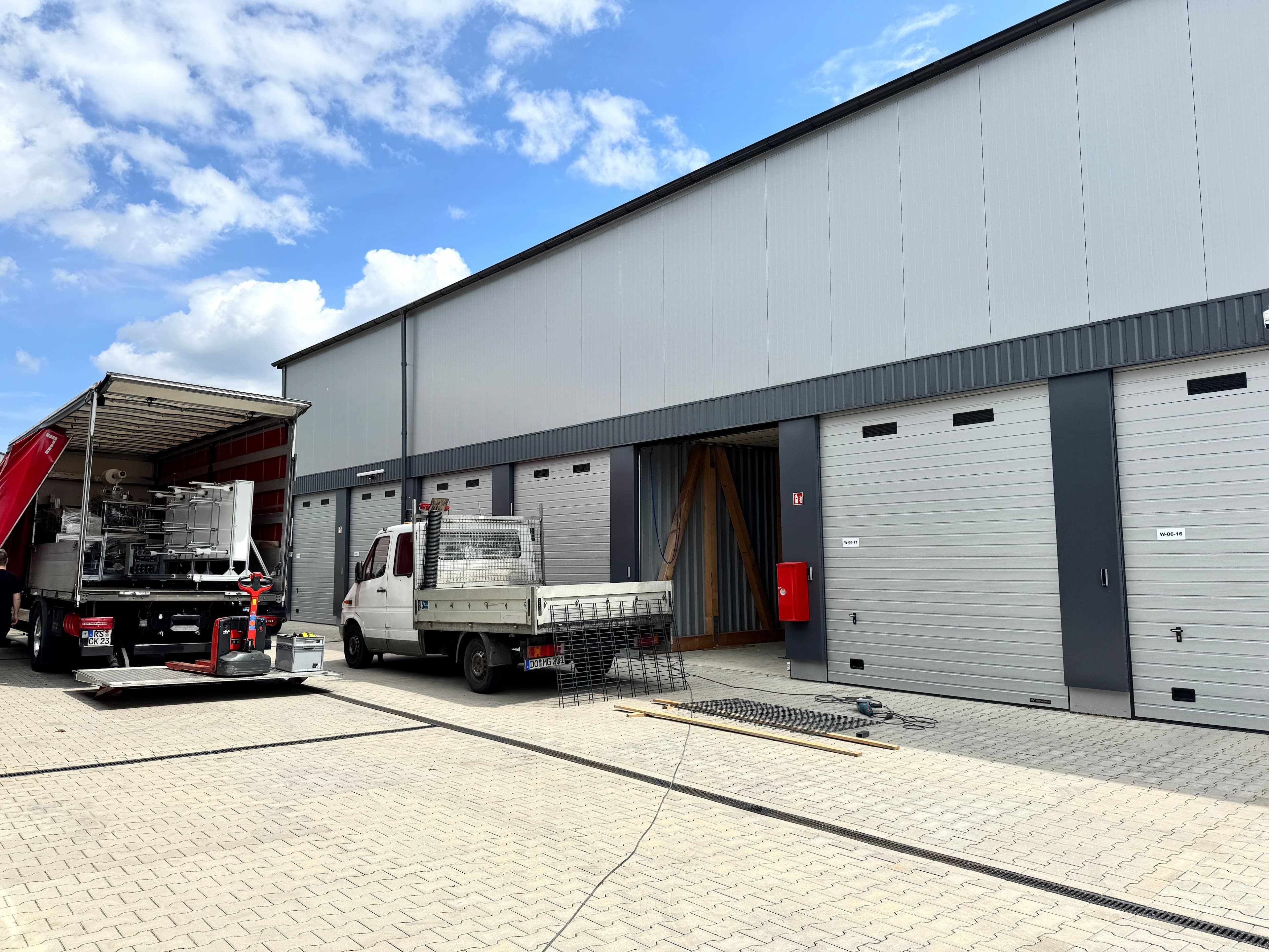 Großgarage Nutzung LKW Transporter